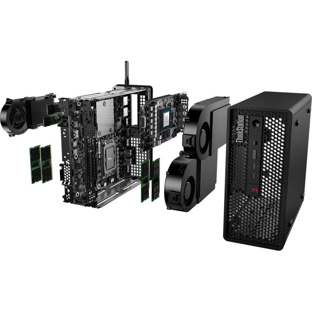 Lenovo ThinkStation P3 Tower Workstation in Black - 30HA001NUS - Image 10