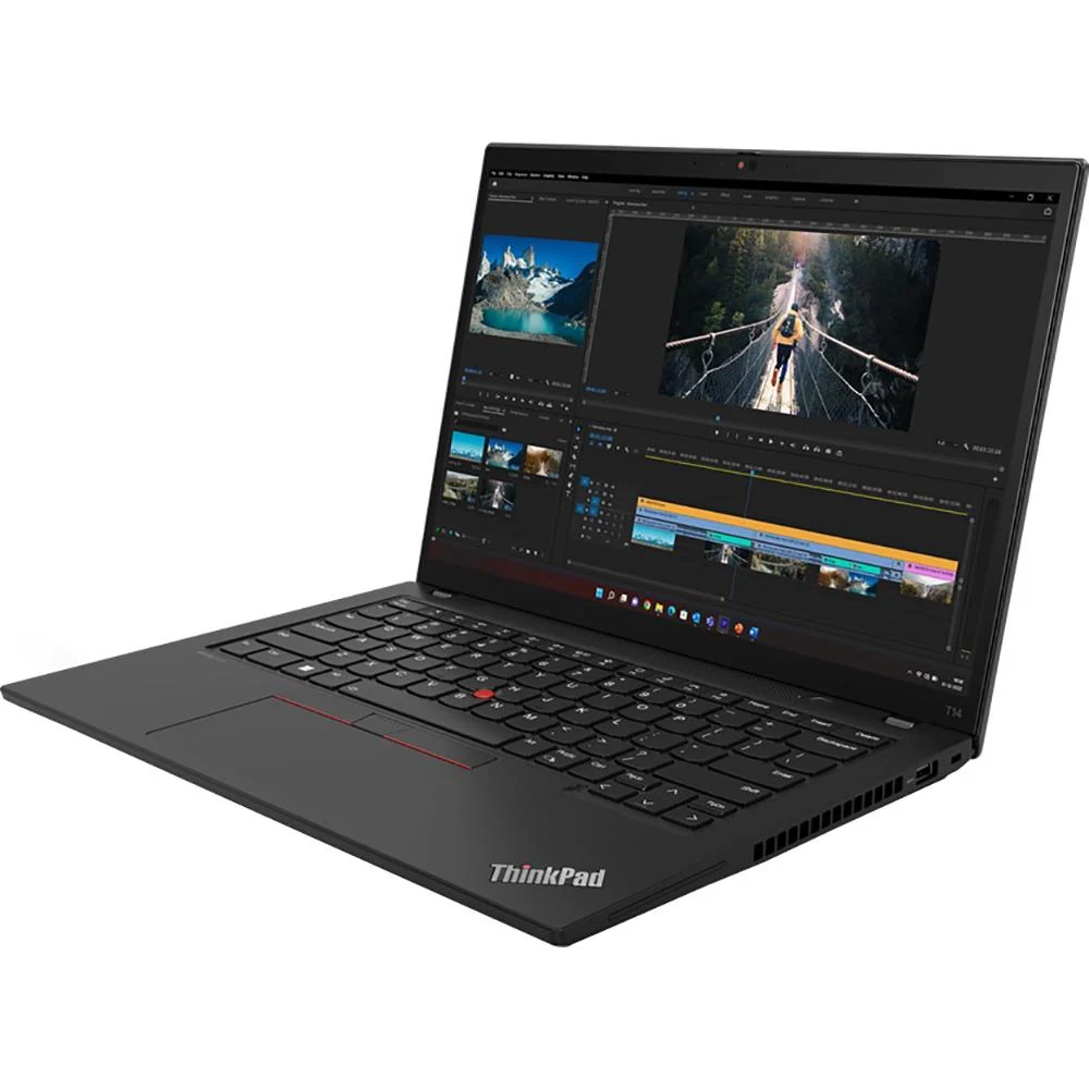 Lenovo 14" ThinkPad T14 Gen 4 Intel Core i5 Notebook in Thunder Black - 21HD0086US - Image 2