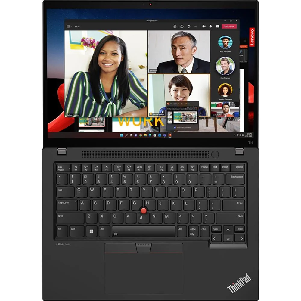 Lenovo 14" ThinkPad T14 Gen 4 Intel Core i5 Notebook in Thunder Black - 21HD0086US - Image 4