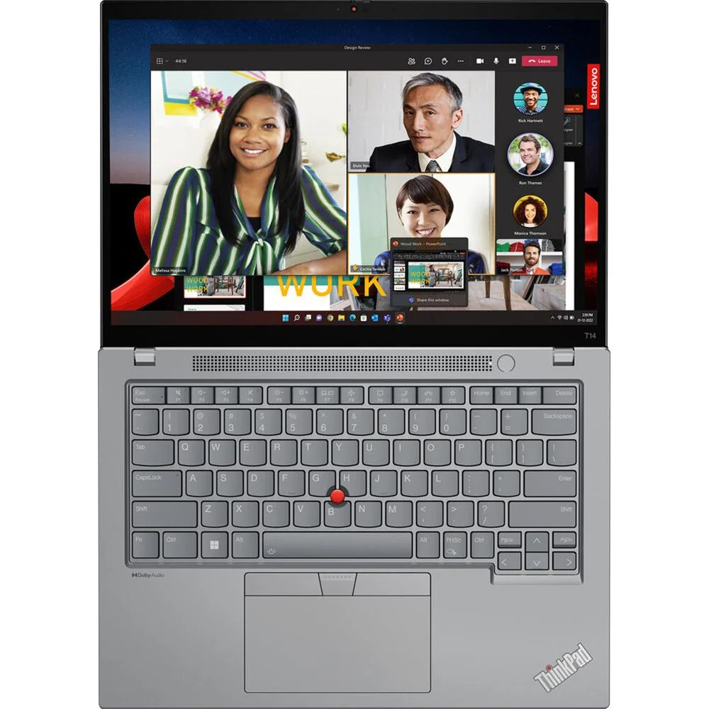 Lenovo 14" ThinkPad T14 Gen 4 Intel Core i5 Notebook in Storm Gray - 21HD0028US - Image 5