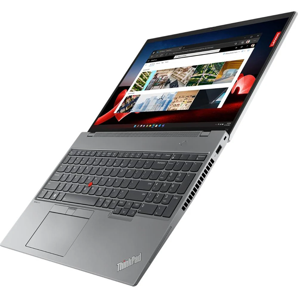 Lenovo 16" ThinkPad T16 Gen 2 Touchscreen Notebook in Storm Gray - 21HH001MUS - Image 4
