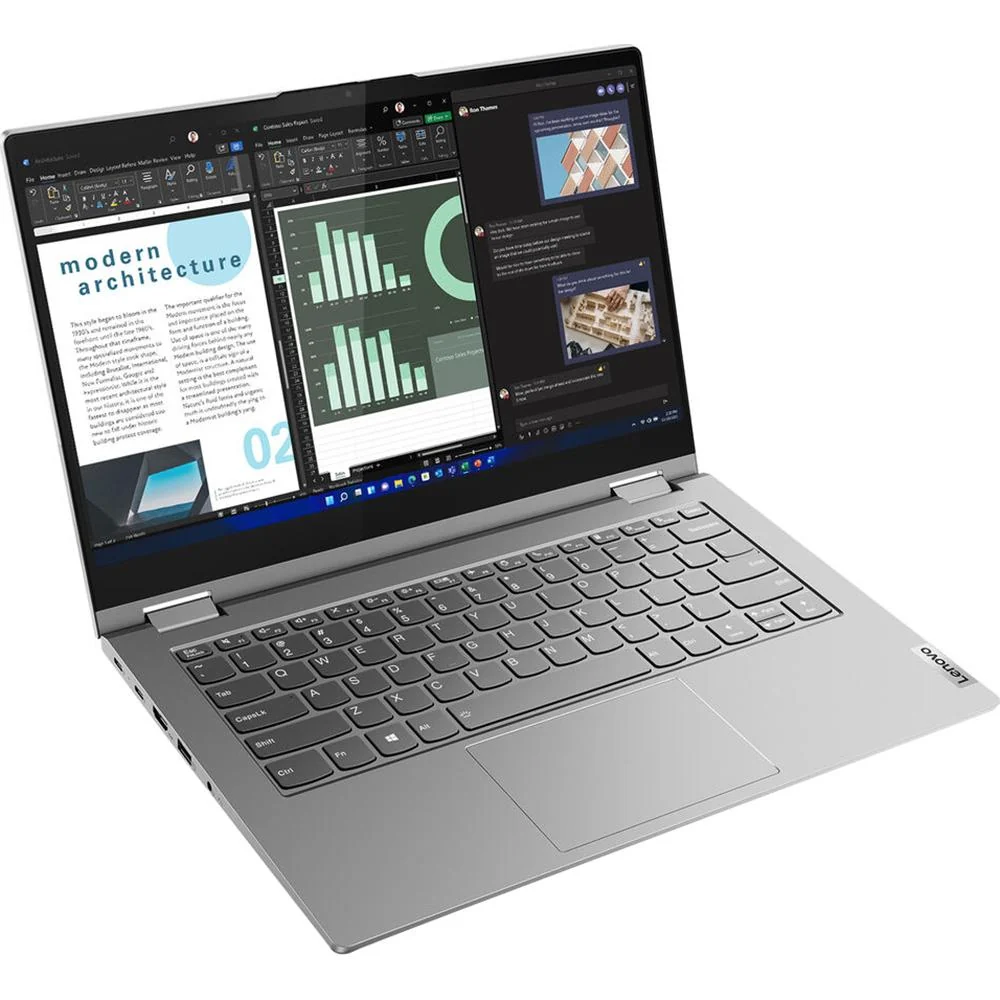 Lenovo 14" ThinkBook 14s Yoga G3 IRU Convertible 2 in 1 Notebook - 21JG0018US - Image 9