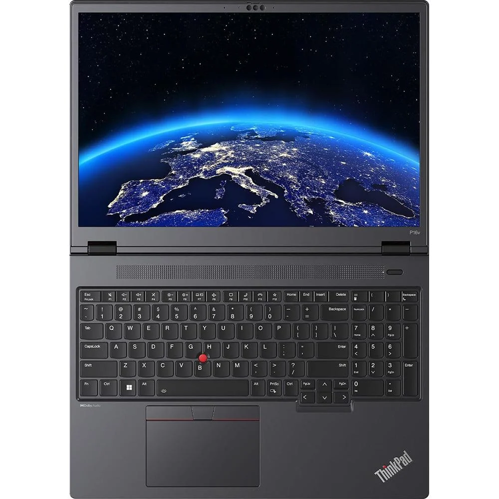 Lenovo 16" ThinkPad P16v Gen 1 Mobile Workstation in Thunder Black - 21FC003FUS - Image 3