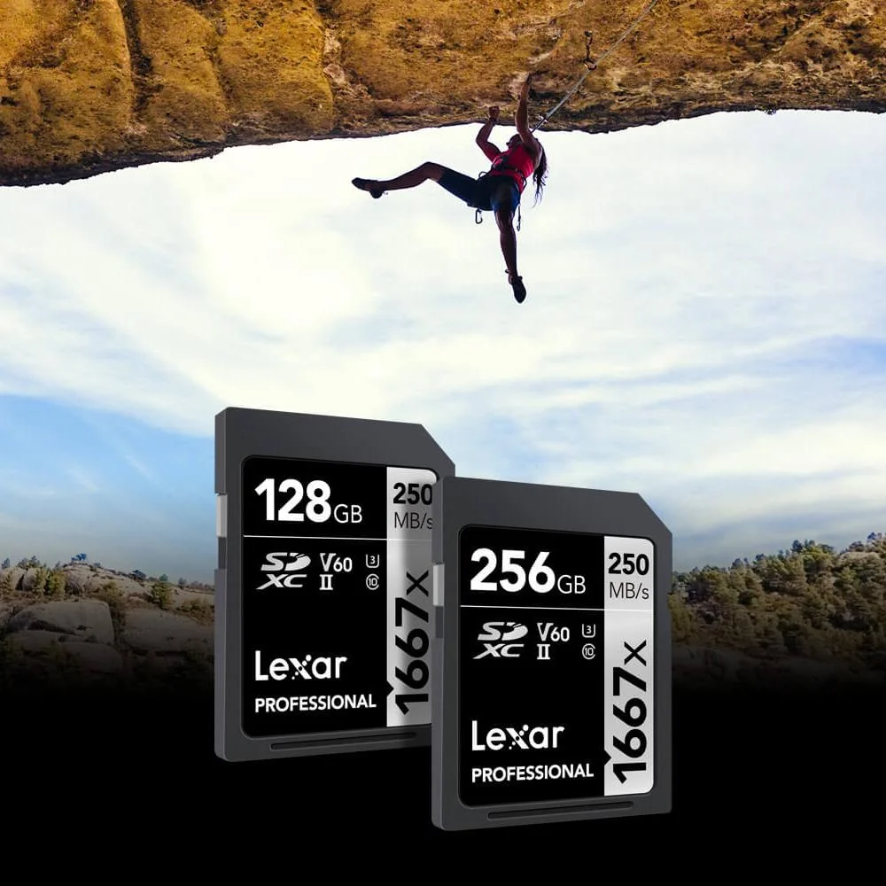 Lexar 128GB Professional 1667x UHS-II SDXC Memory Card (2-Pack) - Image 4