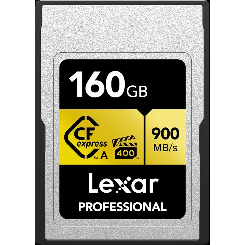 Lexar 160GB CFexpress Type A Pro Gold R900/W800 Memory Card 2-Pack + Card Reader - Image 3