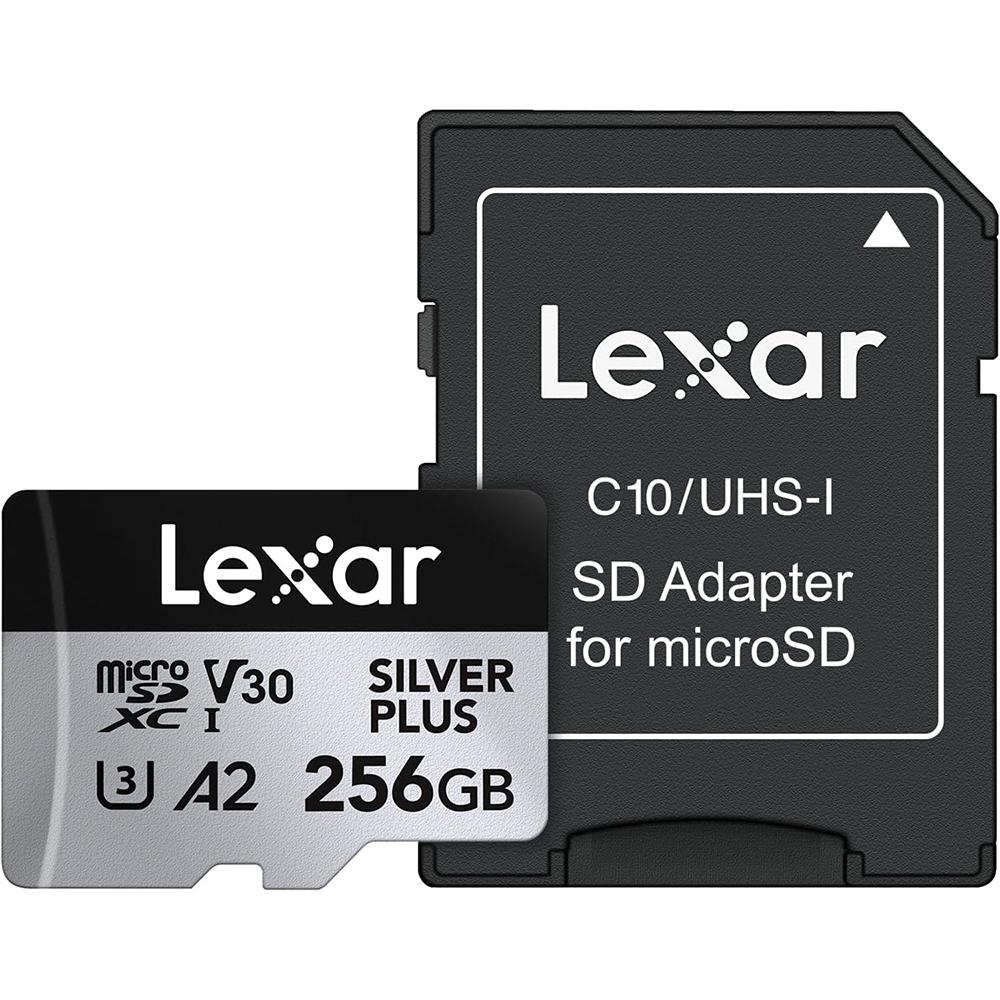 Lexar 256GB Professional Silver Plus microSDXC Card 3 Pack - Image 2