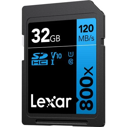 Lexar 32GB High-Performance 800x UHS-I SDHC Memory Card (BLUE Series, 2-Pack) - Image 2
