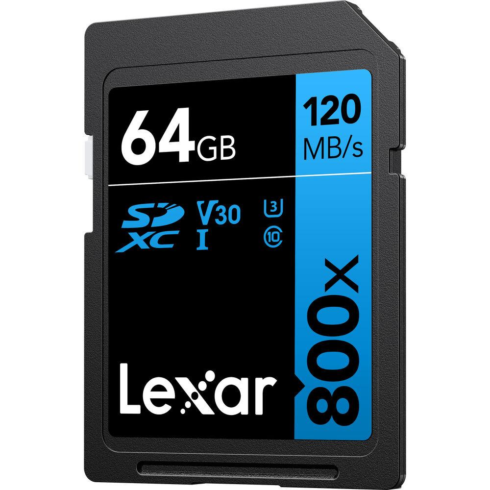 Lexar 64GB High-Performance 800x UHS-I SDXC Memory Card BLUE Series - (2-Pack) - Image 4