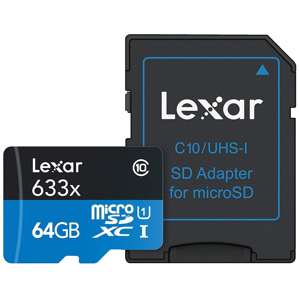 Lexar High-Performance 633x microSDHC/microSDXC UHS-I 64gb Memory Card 4 Pack - Image 3