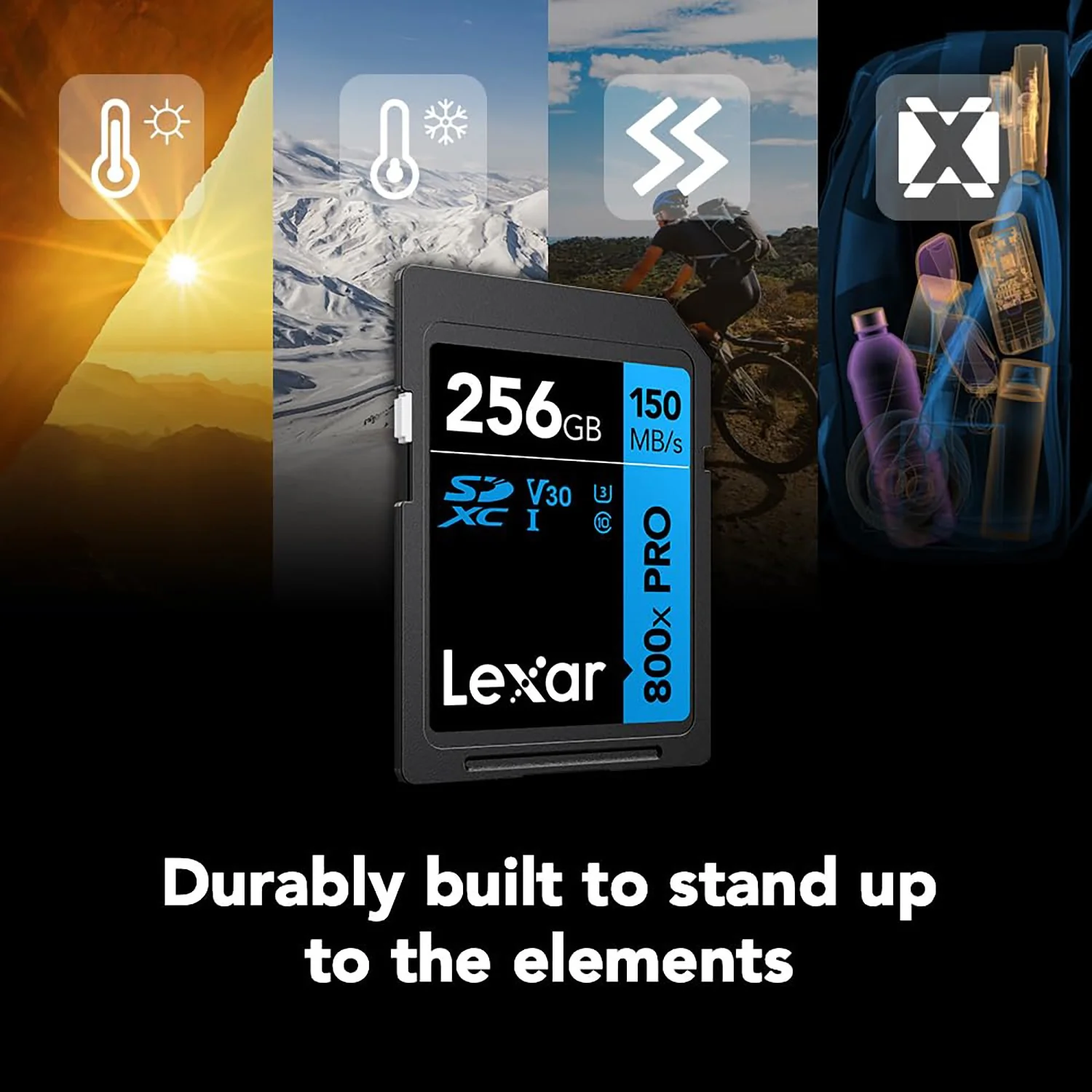 Lexar High-Performance 800x PRO BLUE Series 256 GB SDHC Memory Card - Image 7