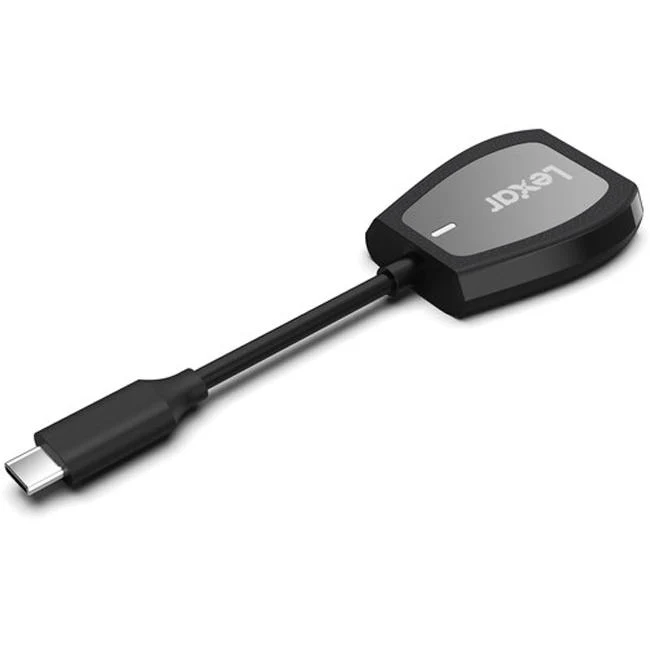 Lexar Pro USB-C Dual-Slot Reader (LRW470U-RNHNU) + 160GB Memory Bundle - Image 4