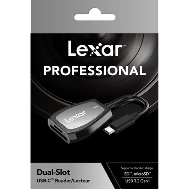Lexar Pro USB-C Dual-Slot Reader (LRW470U-RNHNU) + 64GB Memory Bundle - Image 8