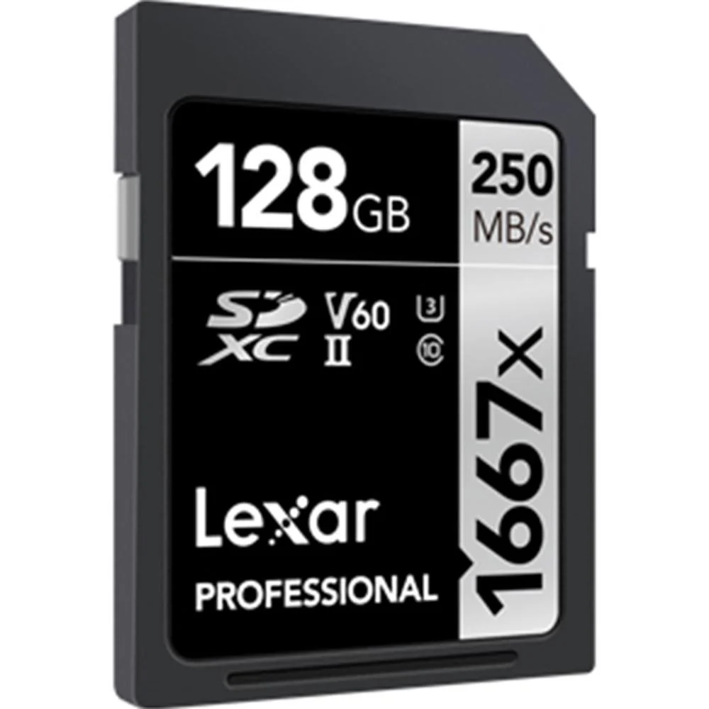 Lexar Professional 1667x 128GB SDXC UHS-II Memory Card + Accessory Bundle - Image 3
