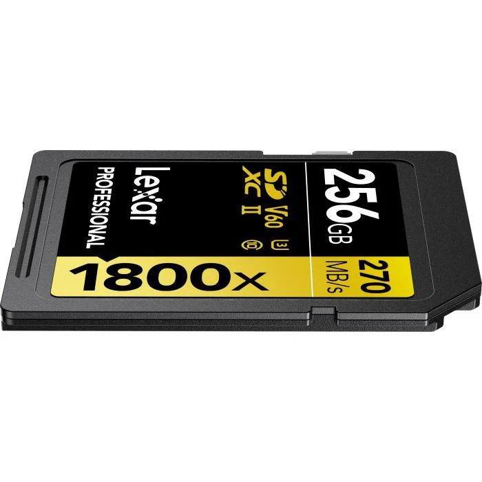 Lexar Professional 1800x SDXC UHS-II Card GOLD Series 256GB - (2-Pack) - Image 6
