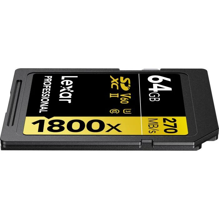 Lexar Professional 1800x SDXC UHS-II Card GOLD Series, 64GB - Image 11