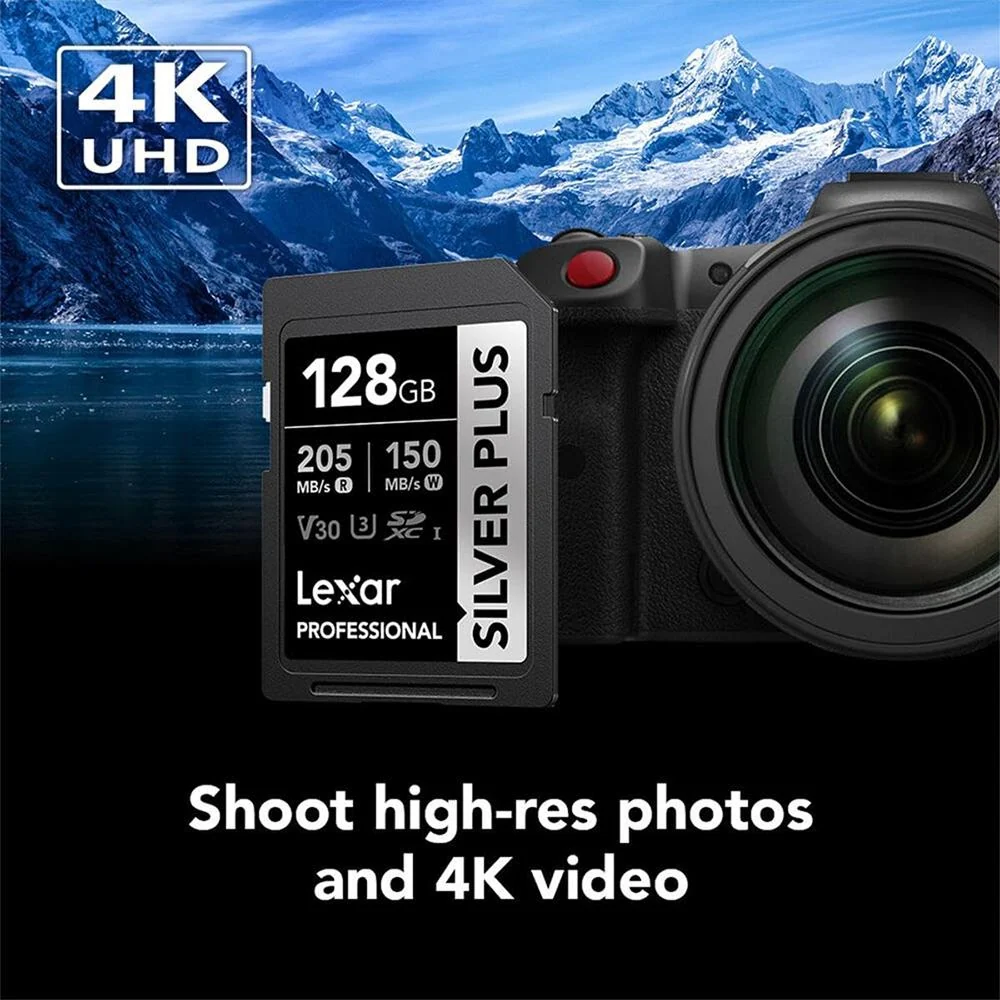 Lexar Professional SILVER PLUS UHS-I SDXC 128 GB Memory Card 2 Pack - Image 6