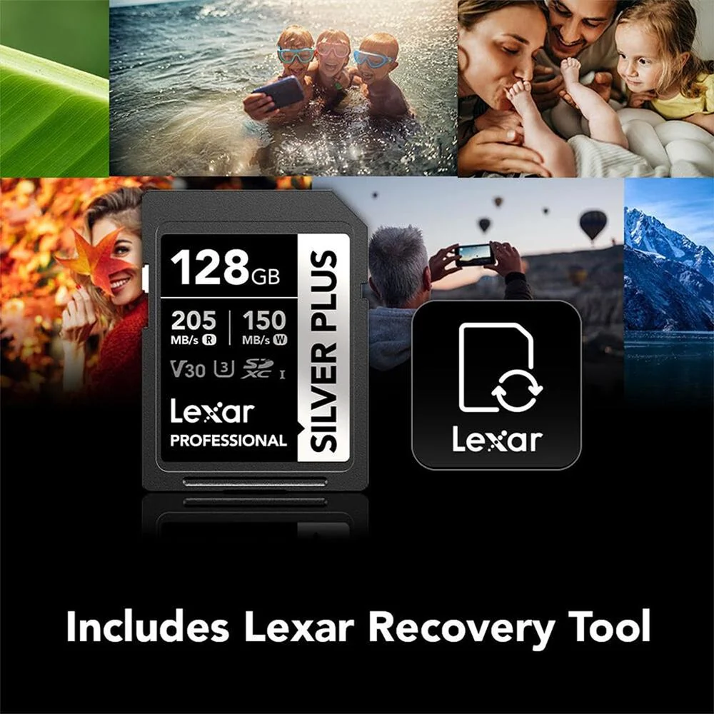 Lexar Professional SILVER PLUS UHS-I SDXC 128 GB Memory Card 2 Pack - Image 9