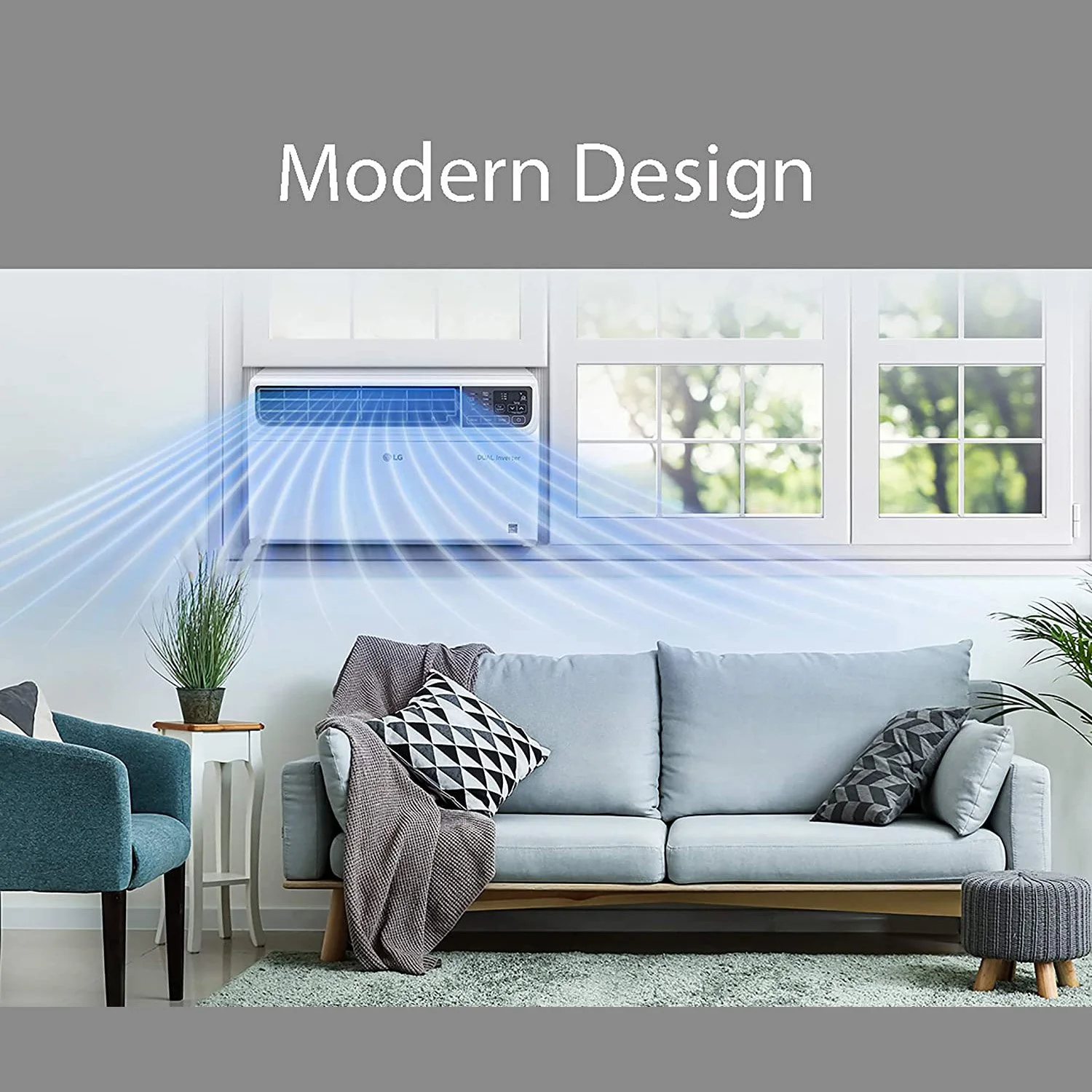 LG 22,000 BTU 230V Dual Inverter Air Conditioner (LW2217IVSM) - Factory Refurbished - Image 8