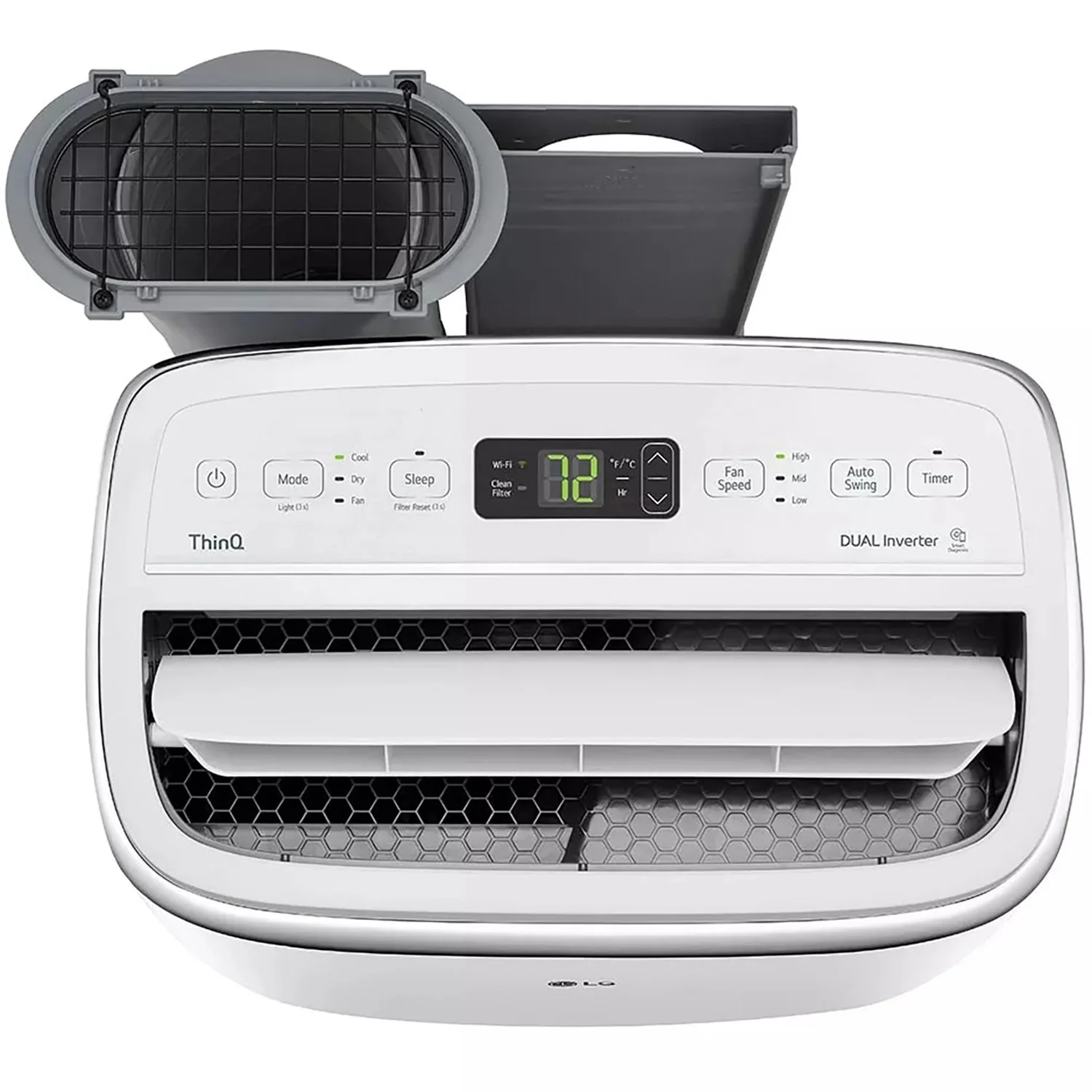 LG 14,000 BTU DUAL Inverter Smart Wi-Fi Portable Air Conditioner - Refurbished - Image 10