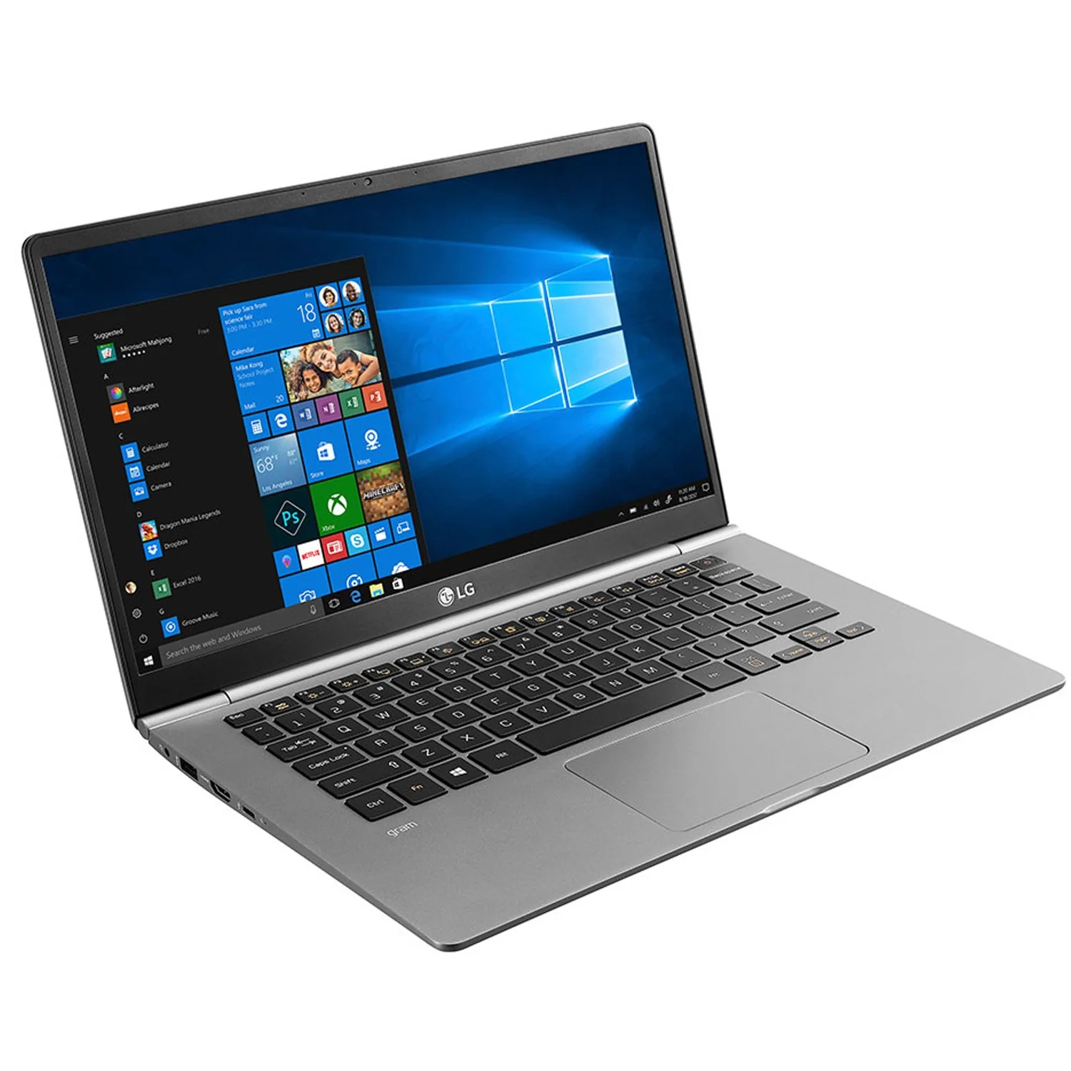 LG 14" Gram Ultra-Light Laptop with Intel Core i7 8565U (8th Gen) 14Z990-R.AAS7U1 - Image 2