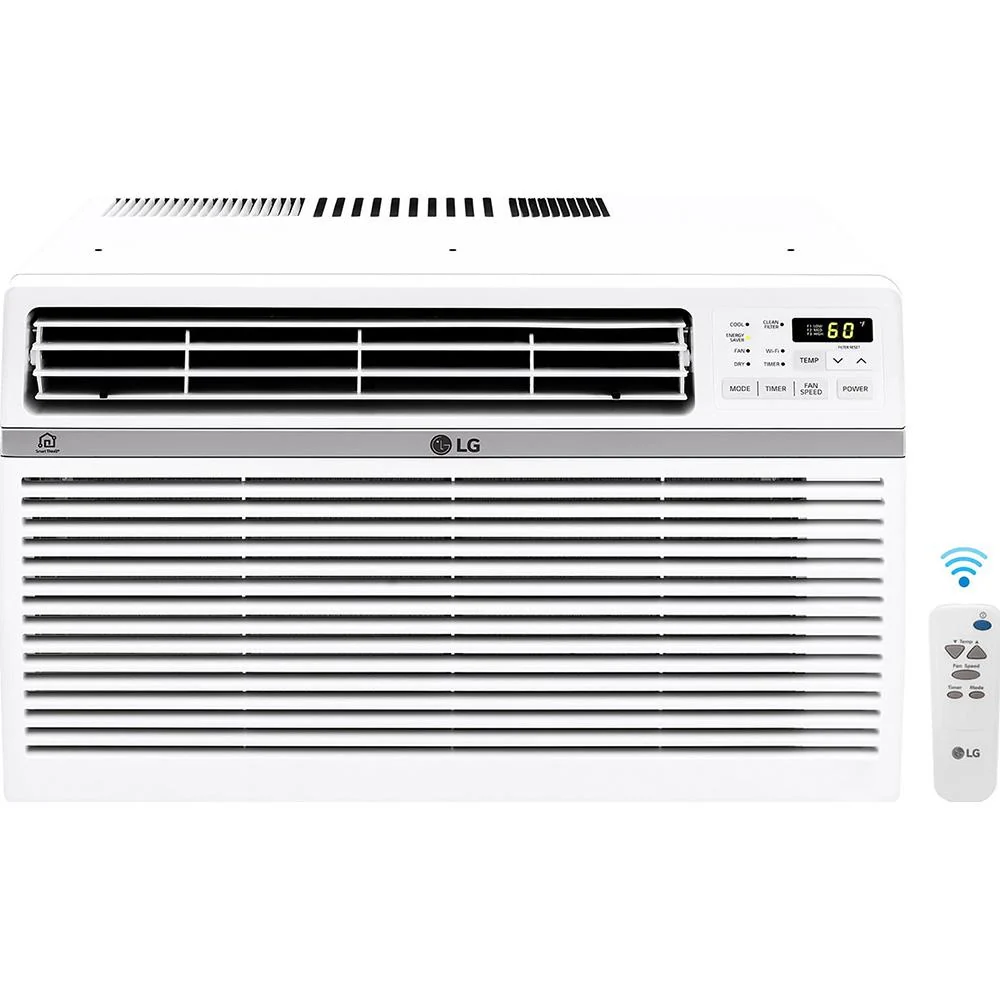 LG 18,000 BTU Smart Wi-Fi 230/208V Window Air Conditioner, White, Refurbished - Image 11