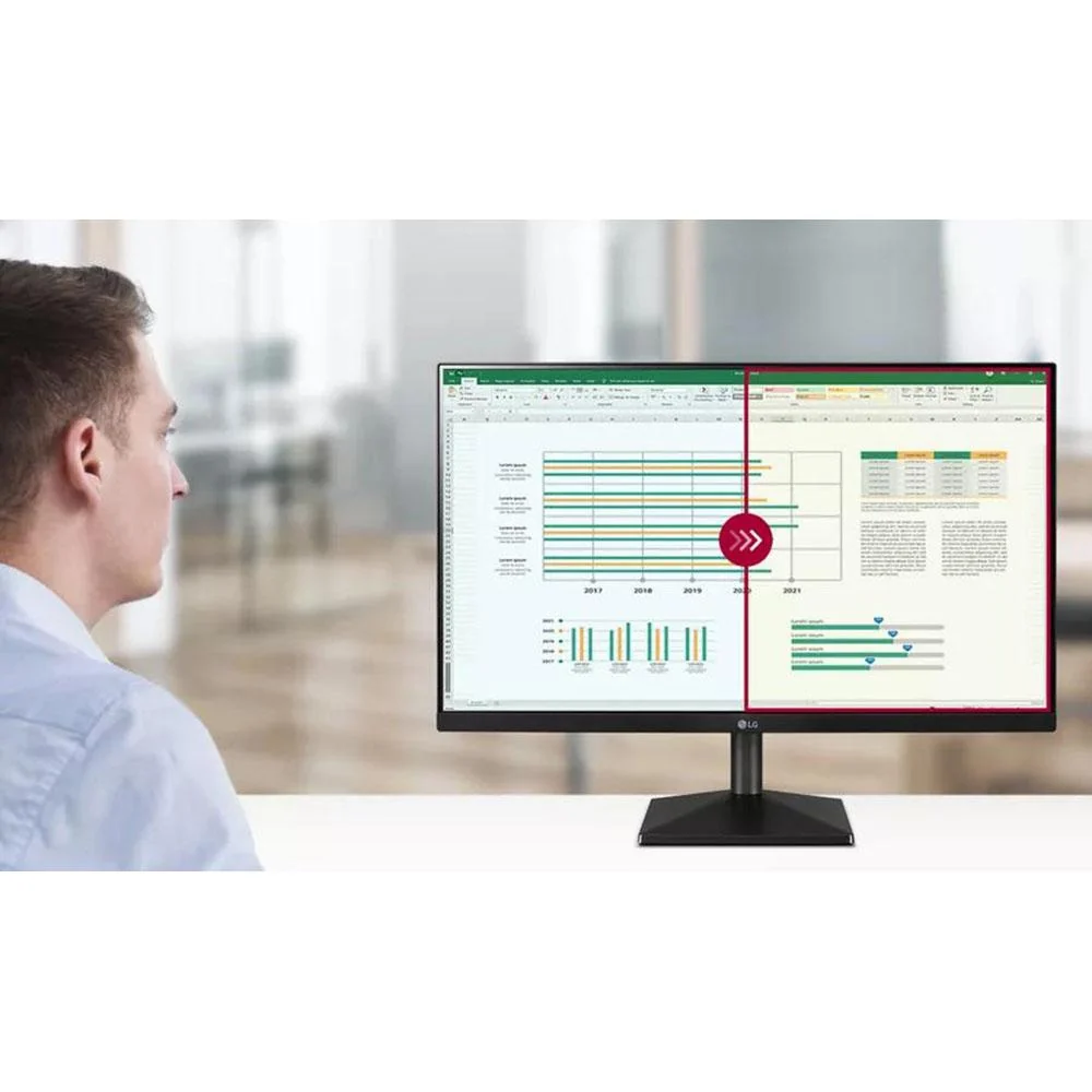 LG 24 Inch FHD 3-Side Borderless IPS 100Hz Monitor with FreeSync - Image 11