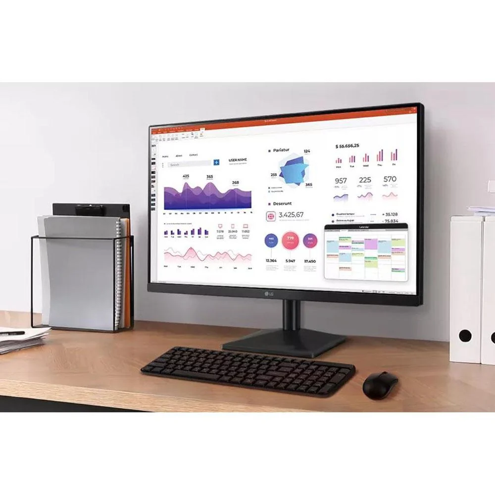 LG 24 Inch FHD 3-Side Borderless IPS 100Hz Monitor with FreeSync - Image 12