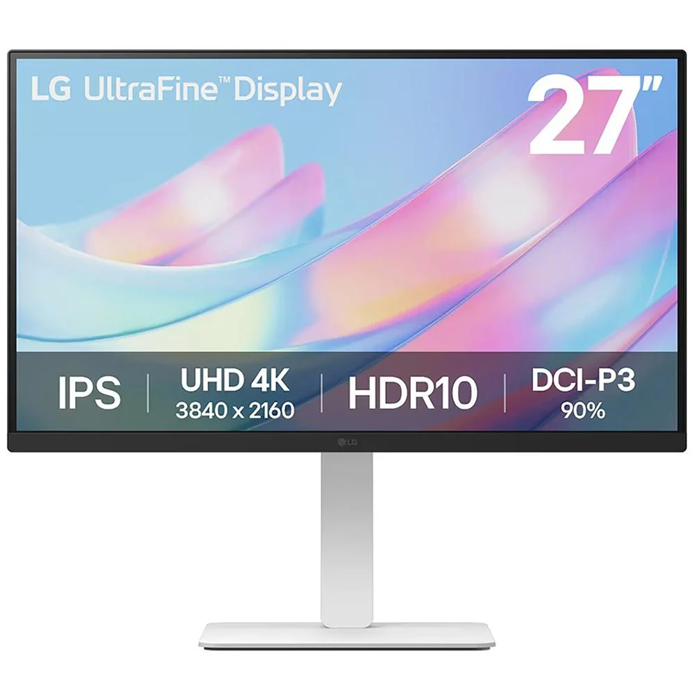 LG 27" 4K UHD UltraFine HDR10, IPS, PC Monitor + 26 Months Protection Bundle - Image 2