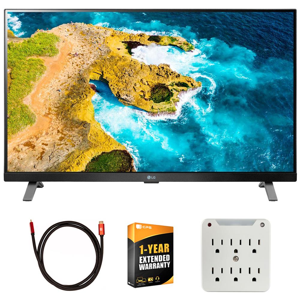 LG 27" Class LED Full HD Smart TV with webOS + Accessories + Warranty Bundle - Image 2