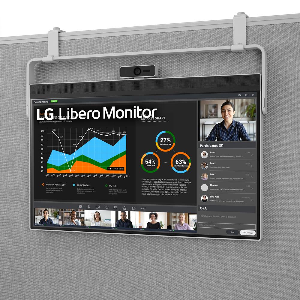 LG 27" QHD IPS HDR 10 Libero Monitor with Webcam+365 Personal & 3 Year Warranty - Image 8