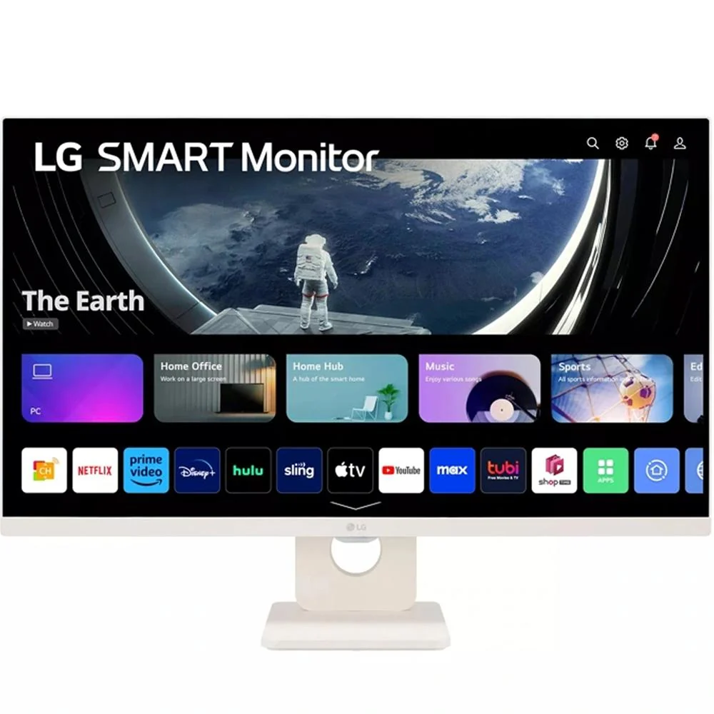 LG 27SR50F-W 27" FHD IPS Smart Monitor with webOS w/ 3 Year Warranty Bundle - Image 3
