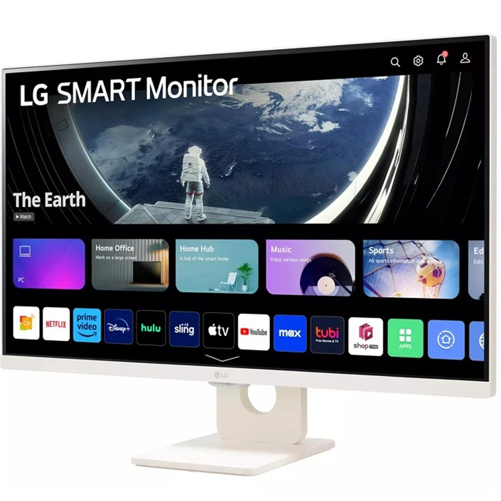 LG 27SR50F-W 27" FHD IPS Smart Monitor with webOS w/ 3 Year Warranty Bundle - Image 4