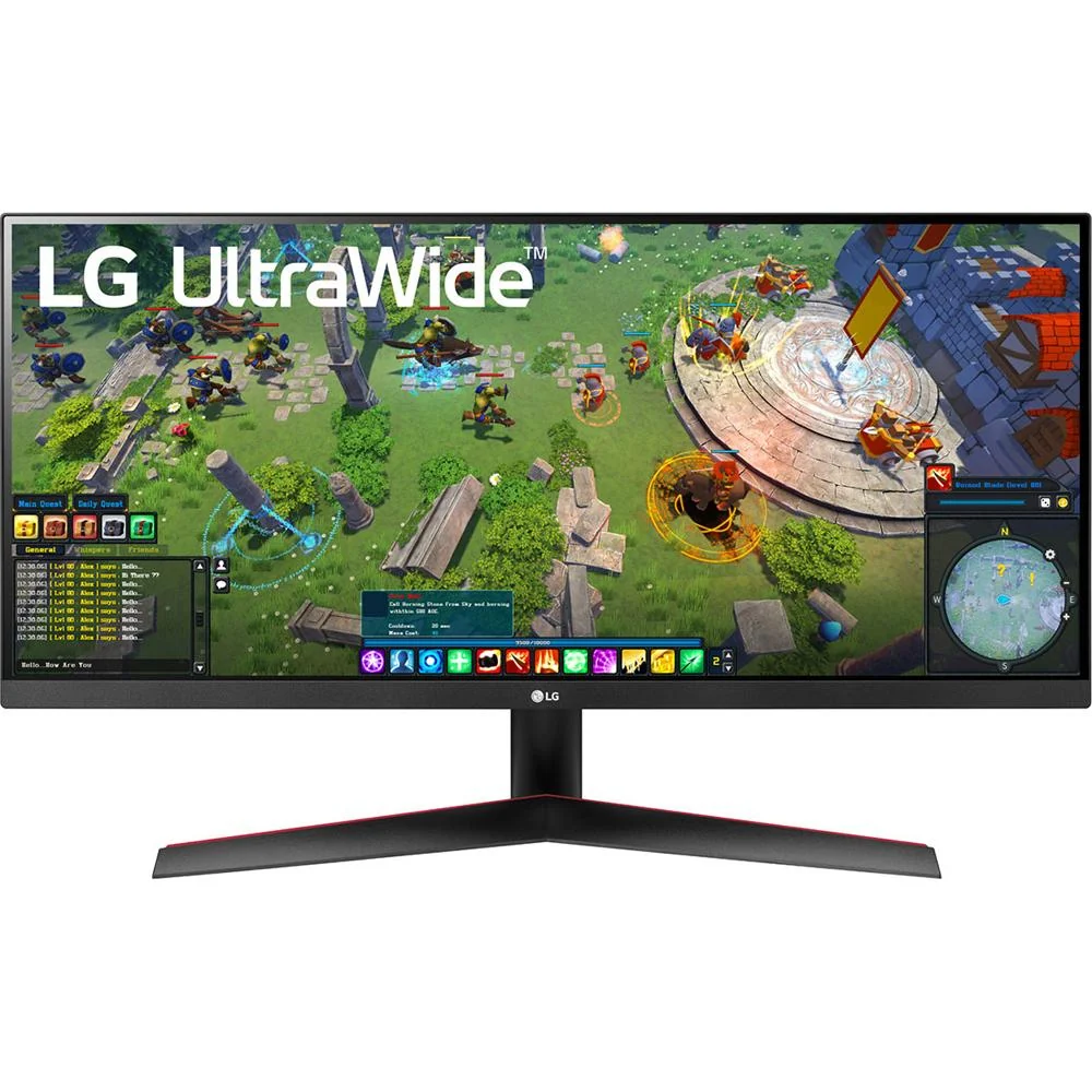 LG 29WP60G-B 29" UltraWide FHD HDR FreeSync Monitor OPEN BOX + 1 Year Warranty Pack - Image 2