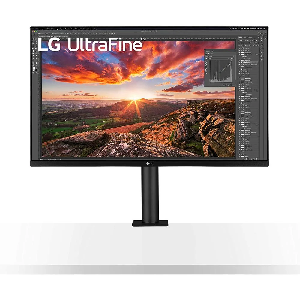 LG 32" UltraFine Display Ergo Stand UHD 4K HDR10 Monitor w/ 3Yr Warranty Bundle - Image 2