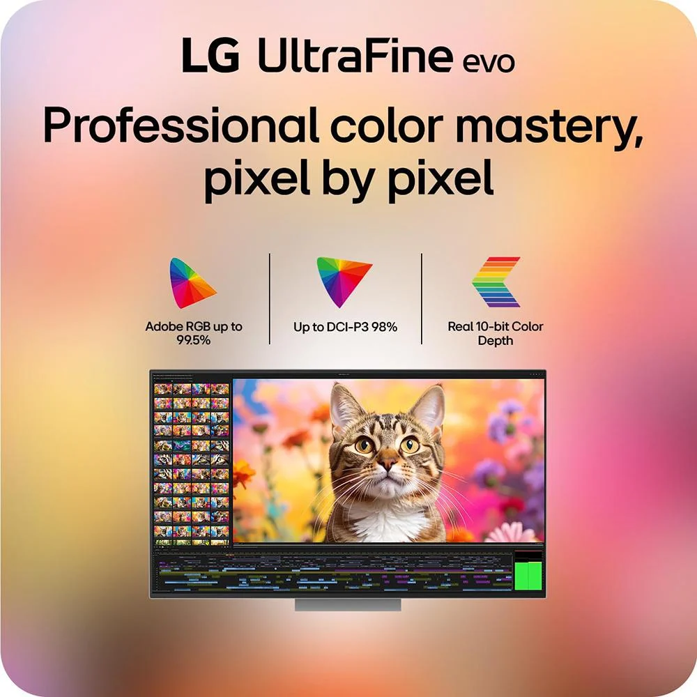 LG 32" UltraFine evo 6K Nano IPS Black Monitor with Thunderbolt 5 (32U990A-S) - Image 11