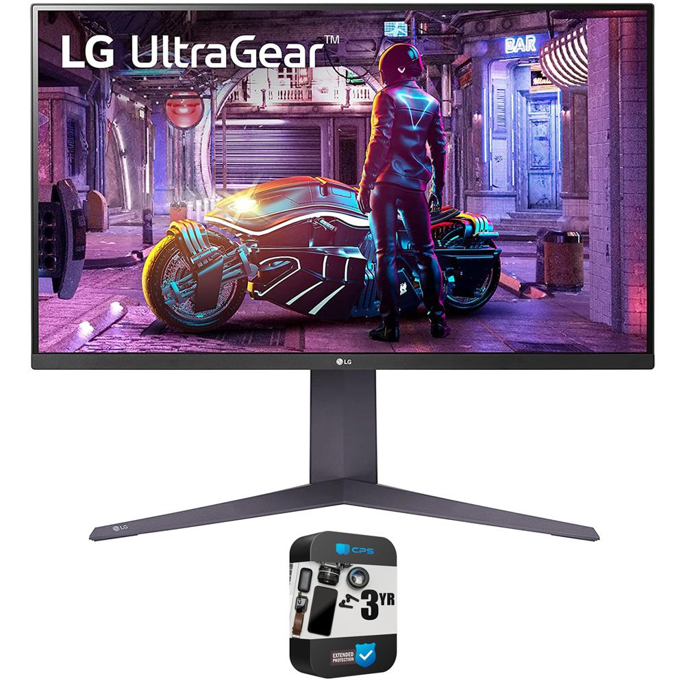 LG 32" UltraGear UHD 4K 1ms 144Hz HDR 10 Gaming Monitor w/ 3 Year Warranty Bundle - Image 2