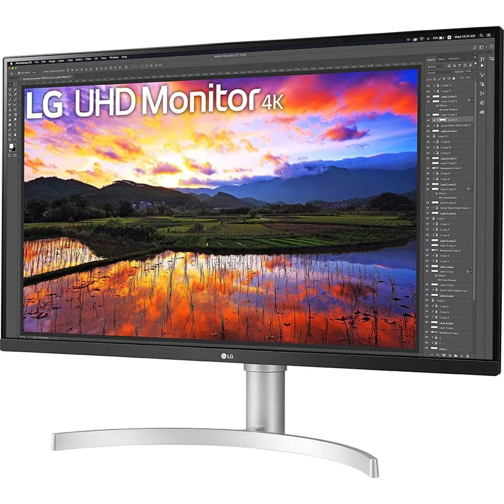 LG 32UN650-W 32" UHD 3840x2160 IPS Ultrafine Monitor with HDR10, AMD FreeSync - Image 2