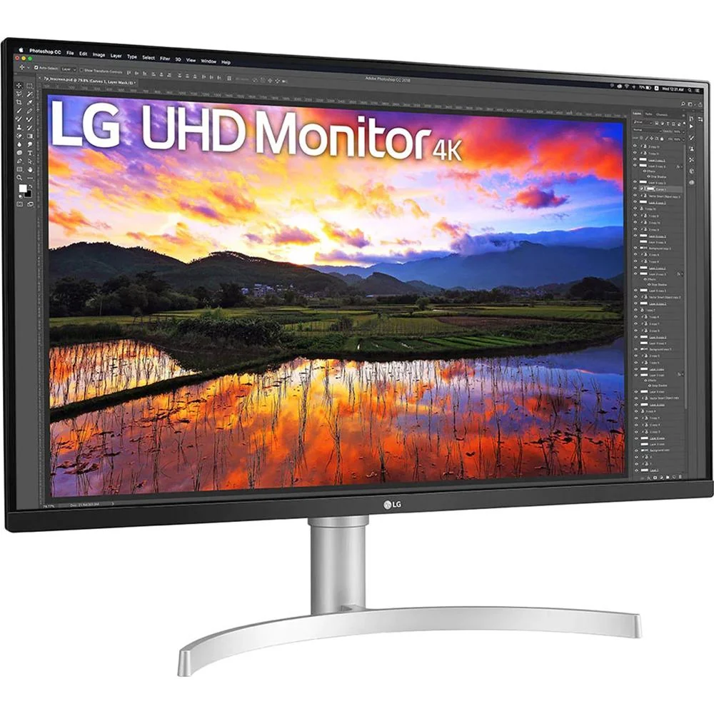 LG 32UN650-W 32" UHD 3840x2160 IPS Ultrafine Monitor with AMD FreeSync - OPEN BOX - Image 3