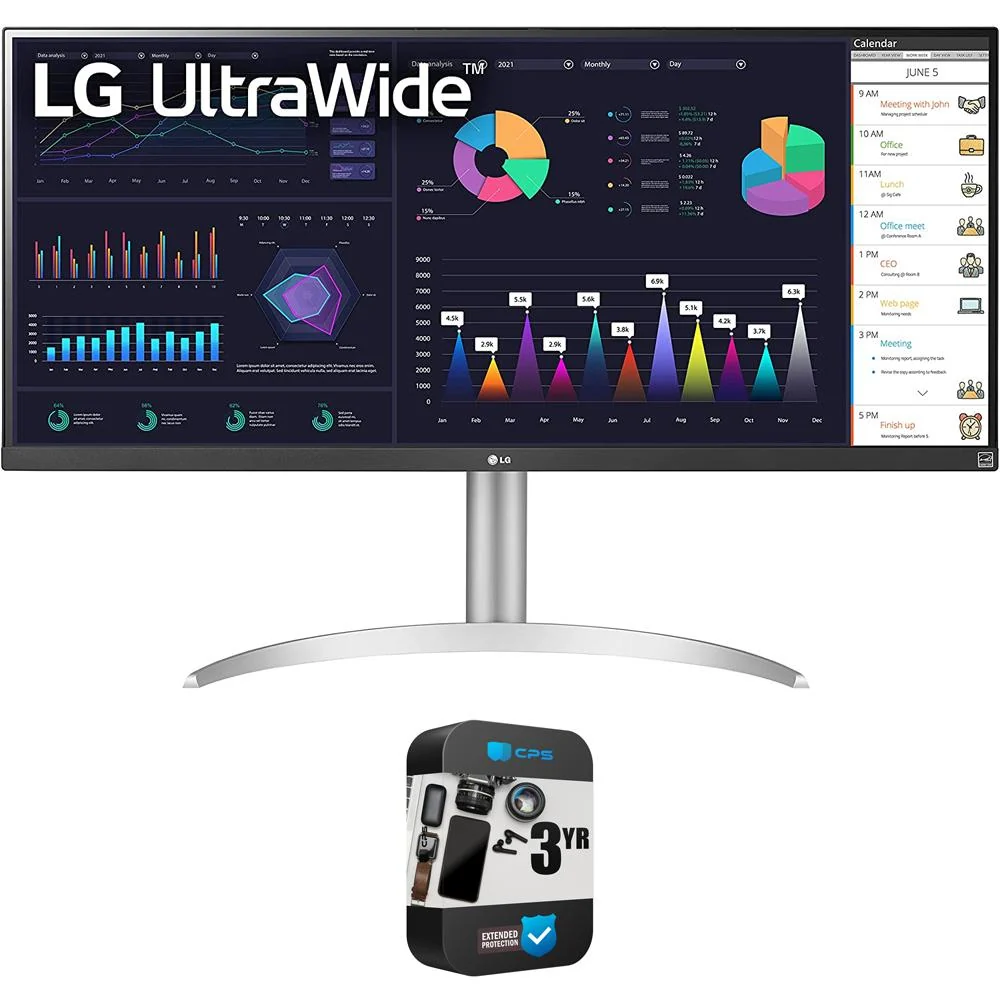 LG 34" 21:9 UltraWide FHD 2560 x 1080 100Hz IPS Monitor w/ 3 Year Extended Warranty