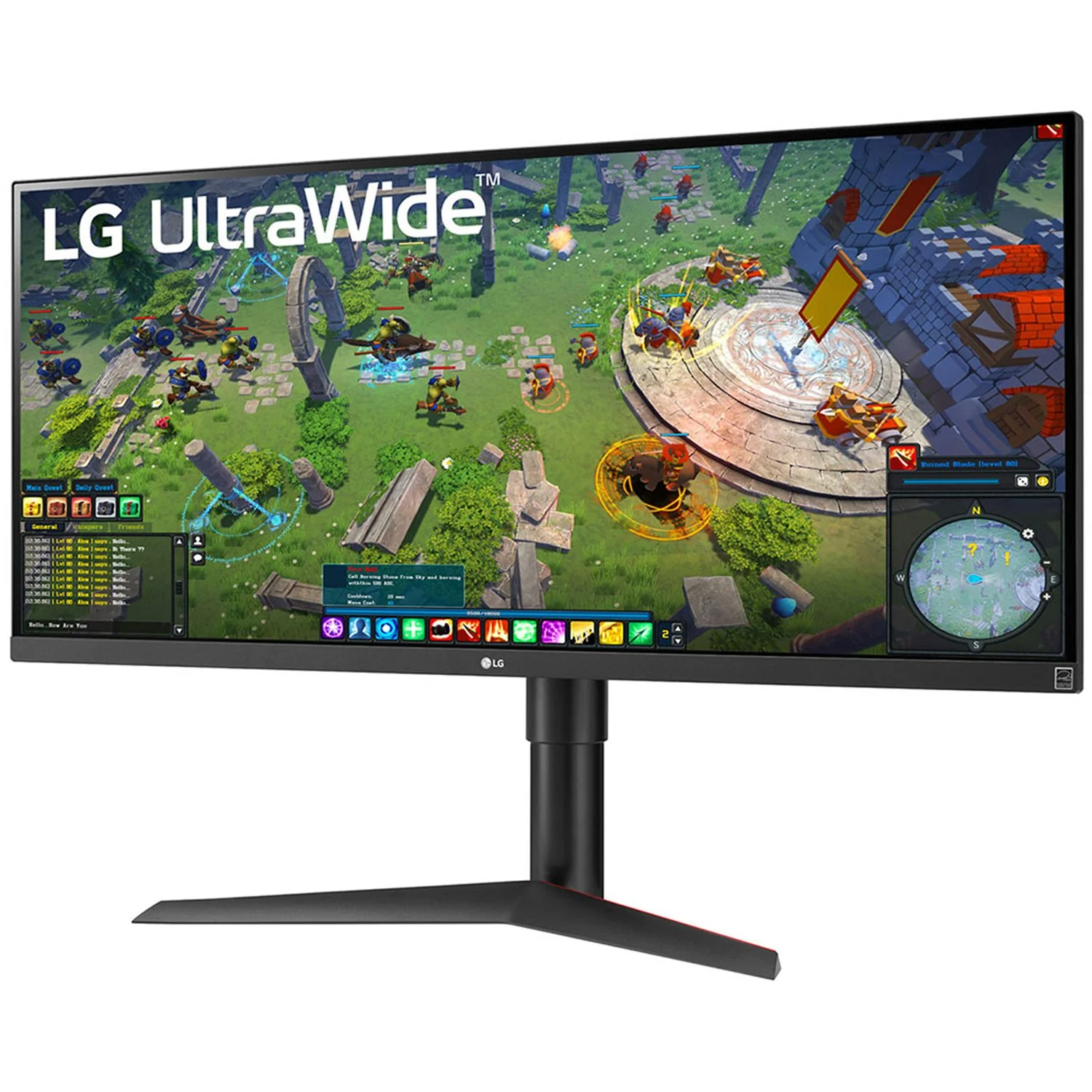 LG 34" FreeSync UltraWide IPS Monitor 2560 x 1080 21:9 - 34WP65G-B - Image 2
