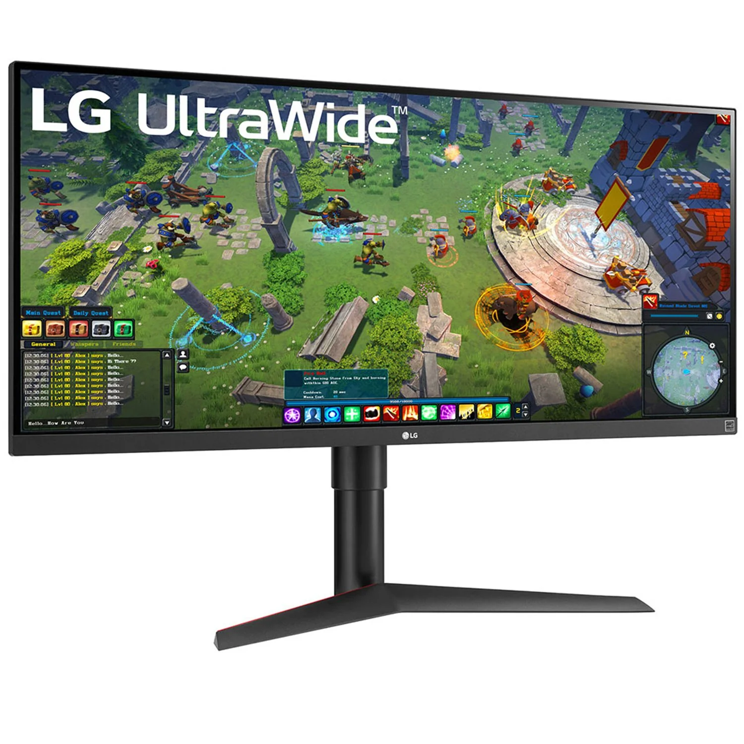 LG 34" FreeSync UltraWide IPS Monitor 2560 x 1080 21:9 - 34WP65G-B - Image 3