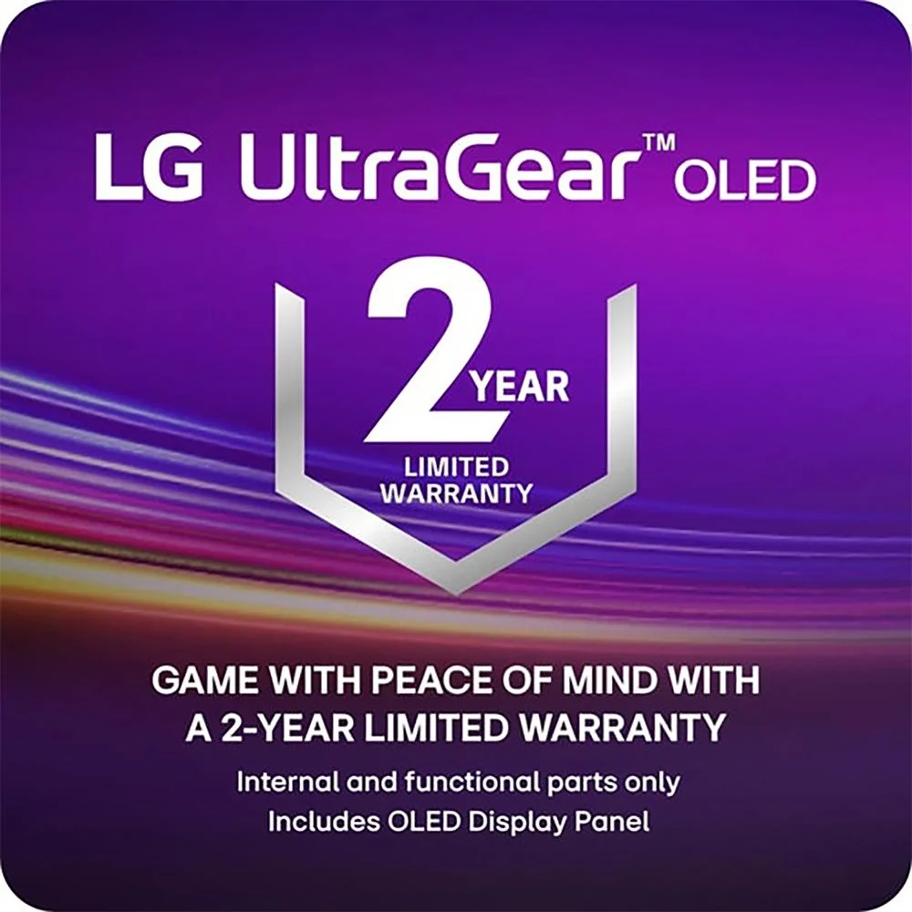 LG 34" UltraGear WQHD OLED Curved Gaming Monitor + 26 Months Protection Bundle - Image 12
