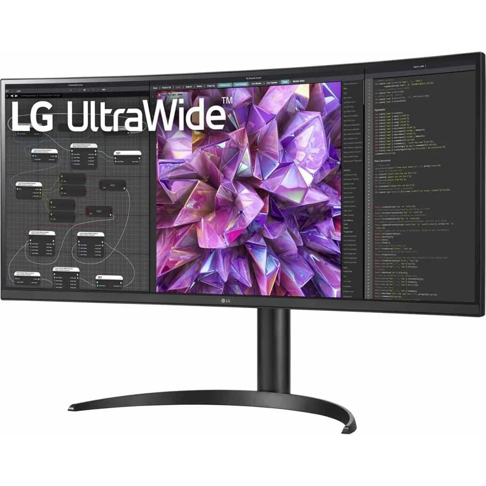 LG 34WQ75C-B 34" Curved UltraWide QHD IPS PC Monitor - Open Box - Image 2