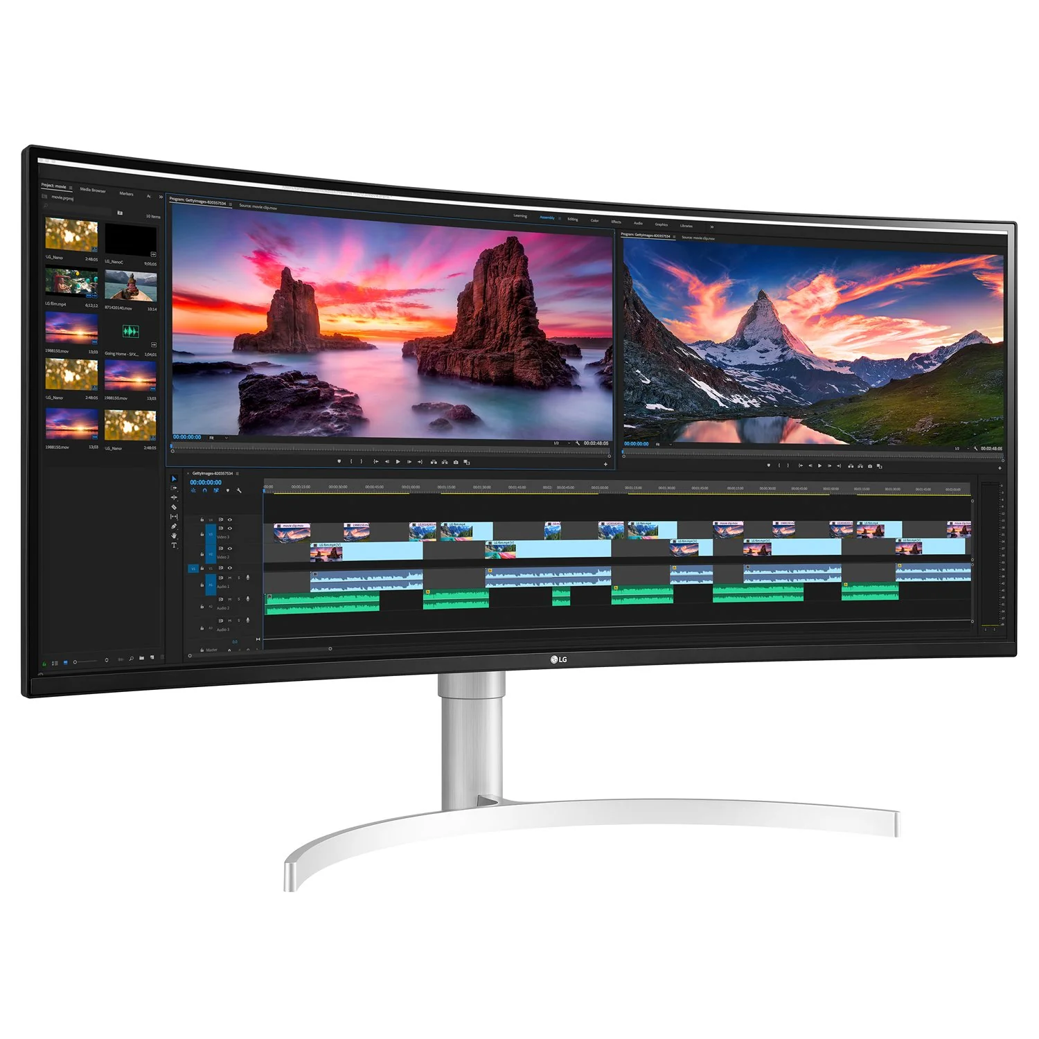 LG 38WN95C-W 38" UltraWide QHD+ IPS Curved Monitor, NVIDIA G-SYNC Compatible - Image 10
