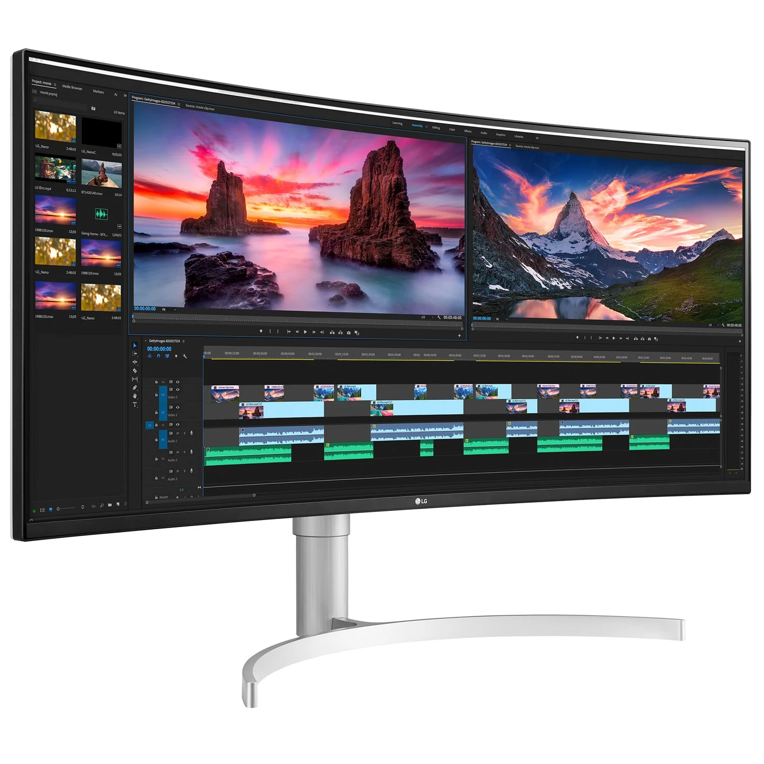 LG 38WN95C-W 38" UltraWide QHD+ IPS Curved Monitor, NVIDIA G-SYNC Compatible - Image 9