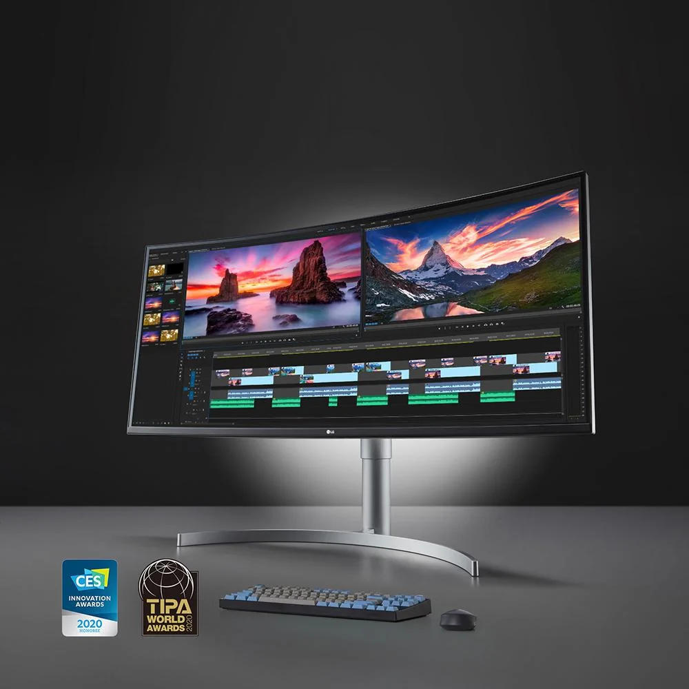 LG 38WN95C-W 38 UltraWide QHD+ IPS Curved Monitor; (Open Box) - Image 11