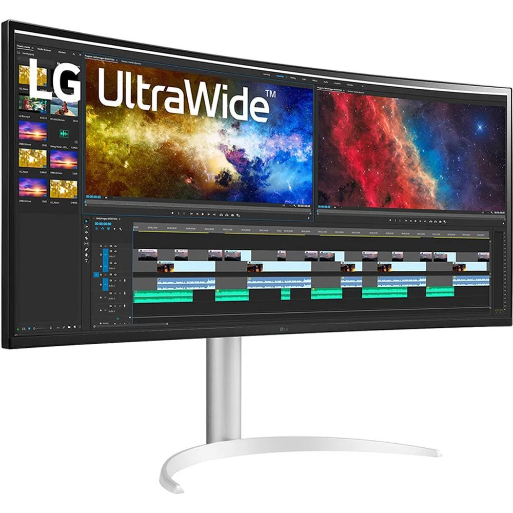 LG 38WP85C-W 38" Curved 21:9 UltraWide QHD 3840x1600 PC Monitor - Open Box - Image 10