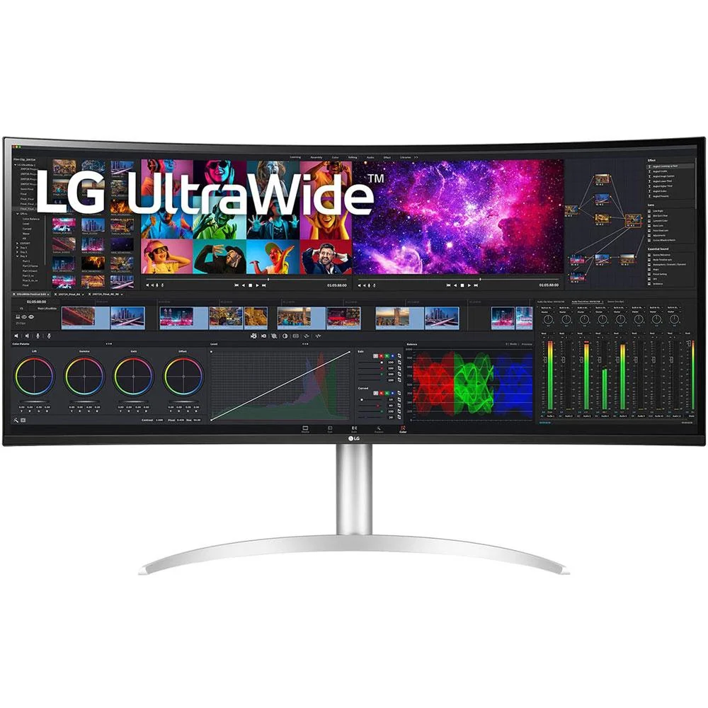 LG 40" Curved U.Wide Nano Monitor with Thunderbolt 4 (Open Box) + 1 Year Warranty - Image 2