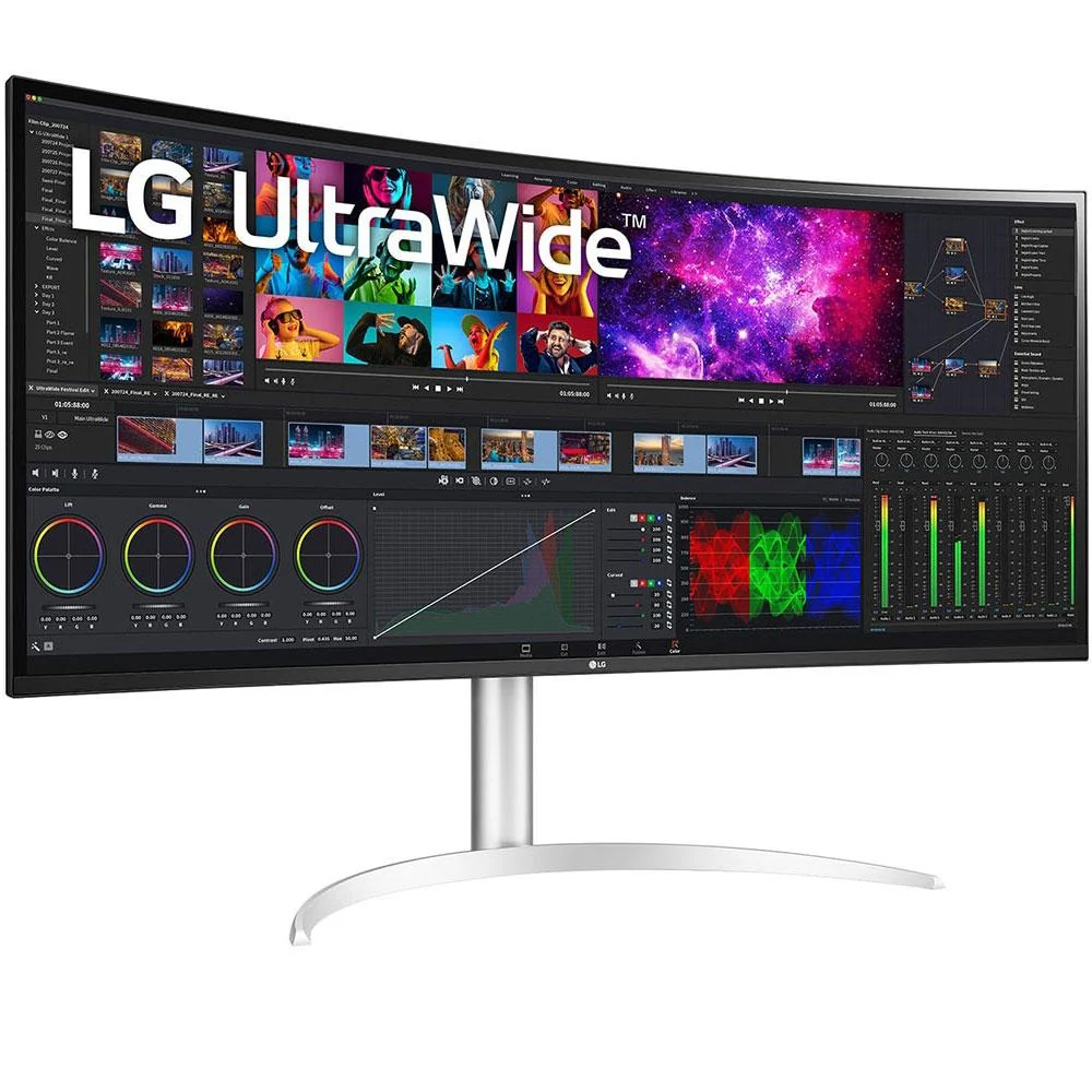 LG 40" Curved UltraWide 5K2K Nano IPS Monitor with Thunderbolt 4 - (40WP95C-W) - Image 3