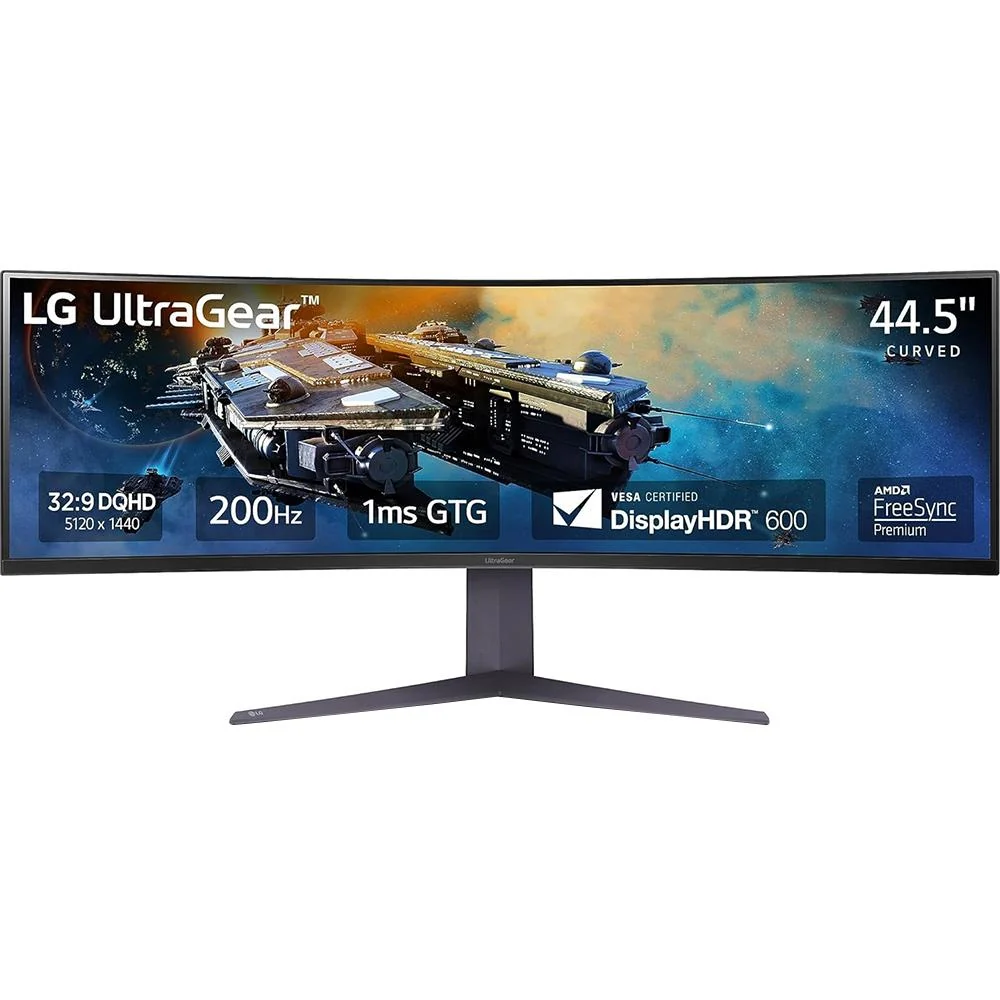 LG 45-inch Ultragear Curved Gaming Monitor (Open Box) with 1 Year Warranty - Image 2